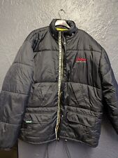 Kickers Puffer Quilted Jacket Black Full Zip Insulated Oversized Mens Size XL