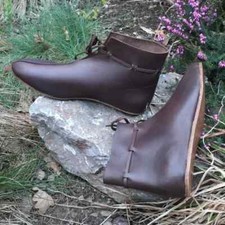 Medieval Leather Boots Viking