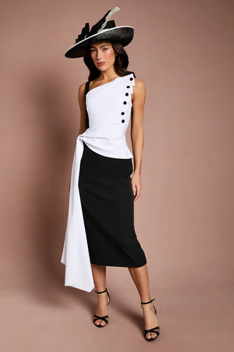 Coast mono midi dress - coast,