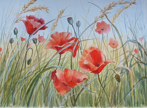 Original watercolor painting - original,