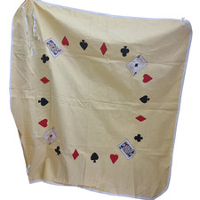 Vintage card table cover - table,