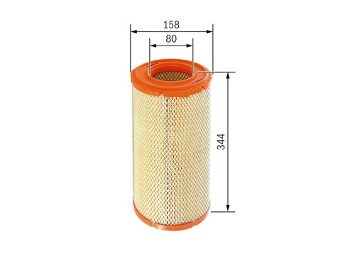 Bosch 1457433270 air filter - air,