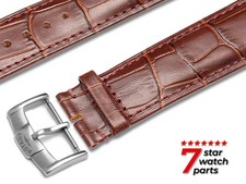 For ROTARY Watch BROWN Leather