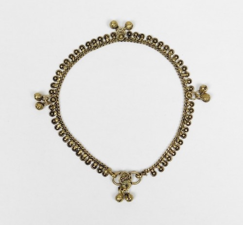 Antique brass finish - brass, anklet