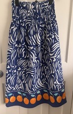 Primark Orange Print Blue