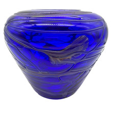 Cobalt Blue & Metallic Hand
