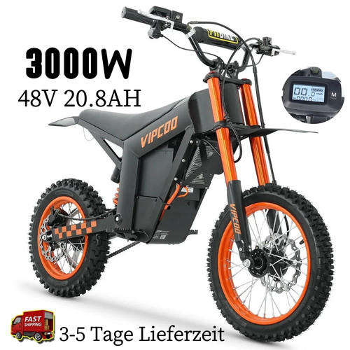 Vipcoo electric dirt bike - h2,