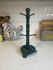 Vintage Cast Iron Green Mug