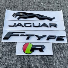 4PCS Glossy Black F-TYPE Badge