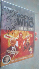 Doctor Who  The Daemons (2-Disc) signed autograph  RICHARD FRANKLIN - Mike Yates