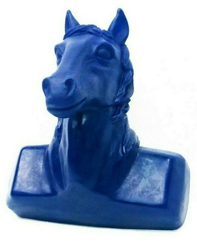 Navy horse head tow ball - horse, cover