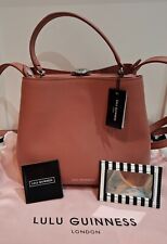 Pink Agate Lulu Guinness Bag & Mirror Excellent Condition!