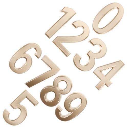 10pcs golden abs - golden,