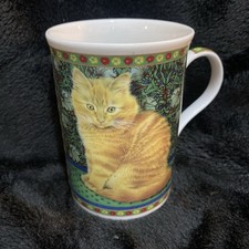 Ivory Cats, 1998 Lesley Anne Ivory Fine Bone China Mug By Crown Trent,England