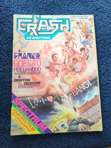 Crash magazine issue june - magazine,