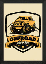 Offroad Adventure 4x4 Framed