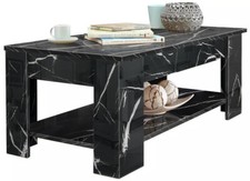 High Gloss Coffee Table With Storage Wooden Lift Top Up Living Room Furniture