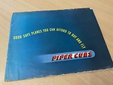 1946 PIPER CUBS AIRCRAFT CORPORATION ORIGINAL SALES BROCHURE  AS SHOWN
