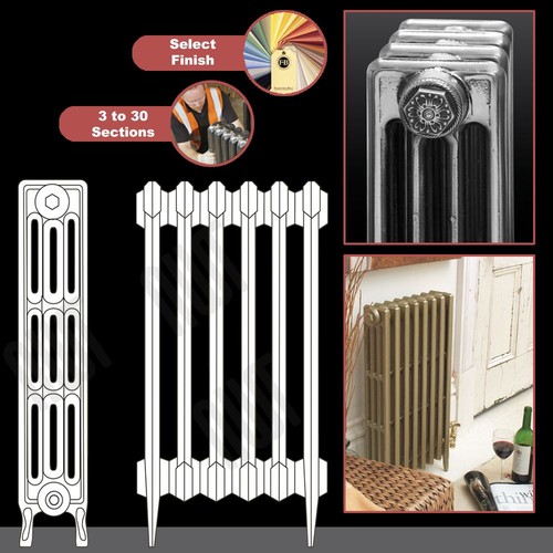 Cast iron radiators column - iron, 4