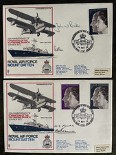 2 RAF MOUNTBATTEN Covers - RAF