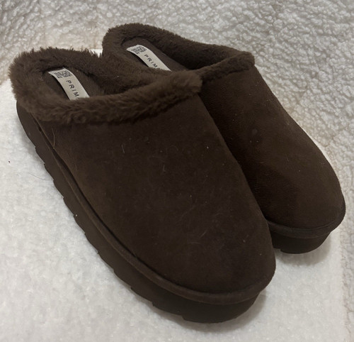 Primark brown slip shoes uk - on,