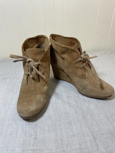 Gianni bini tan suede wedge - gianni,