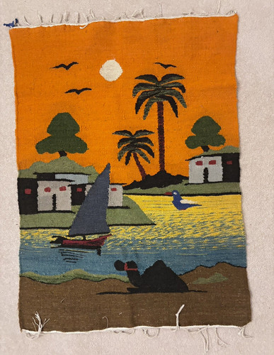 Handwoven egyptian tapestry - handwoven,