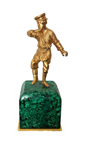 Antique russian gilded bronze - russian,