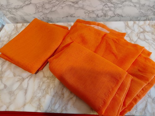 Ornage voil curtains home - curtains,
