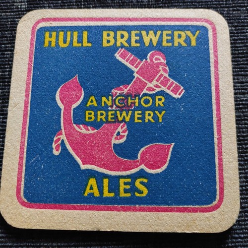 Hull brewery beer mat cat - brewery,