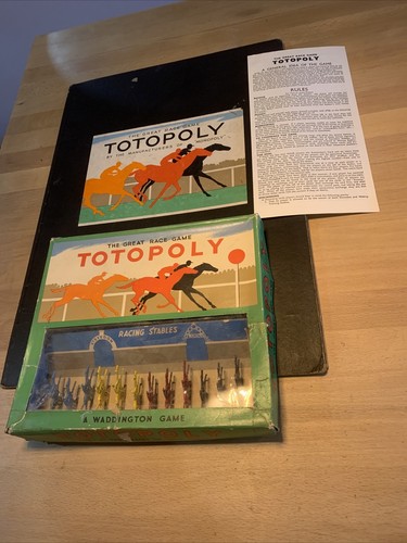 Vintage totopoly board game - vintage,