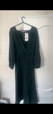 NEW Zara XL Dark Green Midi