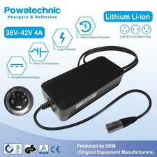 42V 4A XLR 4-pin Charger for