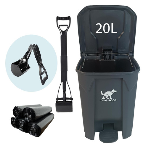 Dog poo bin for garden - bin,