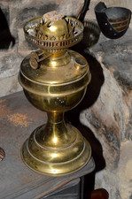 DUPLEX BRASS OIL LAMP UNUSED
