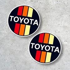 Toyota TRD , JDM Classic Car STICKERS, Decals  Japan Motorsport ( PAIR ) Retro