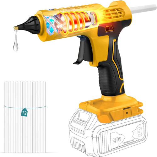 Cordless hot glue gun - gun, for