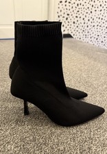 ASOS  Women’s Black Sock Boots UK Size 6 Worn Once