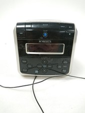 Roberts Sound 38 DAB CD MP3 Digital Radio Alarm Clock - Champagne/Black Untested