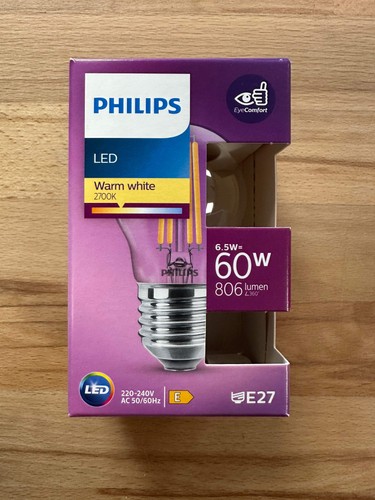 Philips led classic 60w - led, 6.5w=60w