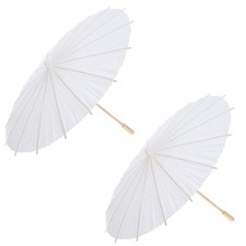  2 Pcs Paper Parasol Umbrella