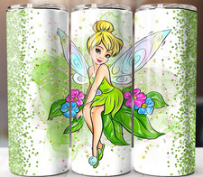 Tinkerbell Green Marble 20oz