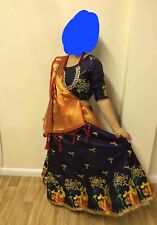 Indian navratri chaniya Lengha Ghagra Chaniya Choli Only Wearing Once Size 10/12