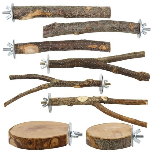 8pcs bird cage branch - 8pcs,