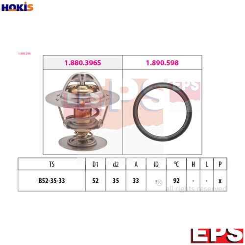 Thermostat coolant 880 396 - thermostat,