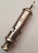 A.R.P. Warden's Whistle - J. Hudson & Co Birmingham WW2 1939-45. British Army
