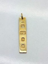 9ct Yellow Solid Gold Ingot