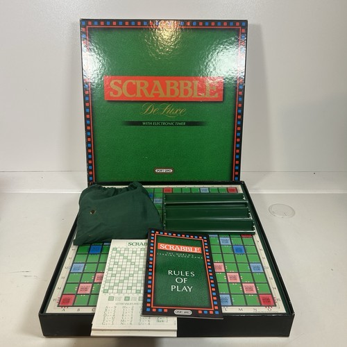 Scrabble deluxe edition - scrabble,