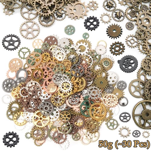 Steampunk parts jewellery - steampunk,