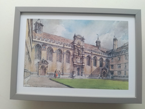 Wadham college oxford print - 'wadham, college,
